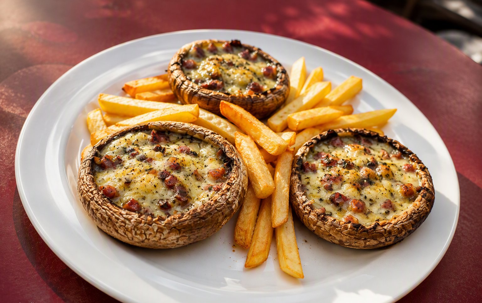 Champiñones a la brasa
